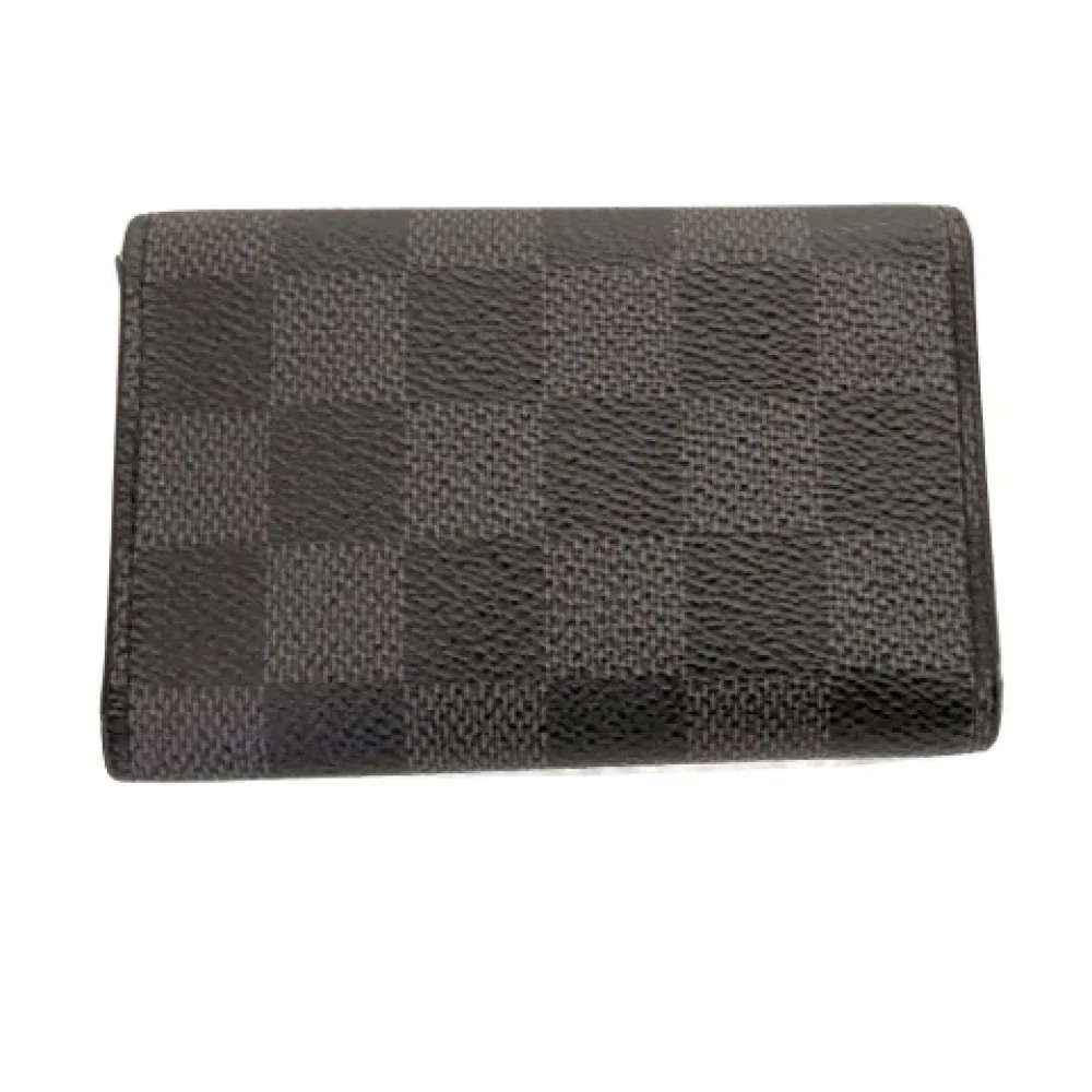 Louis Vuitton Vintage Pre-owned Canvas key-holders Black Dames