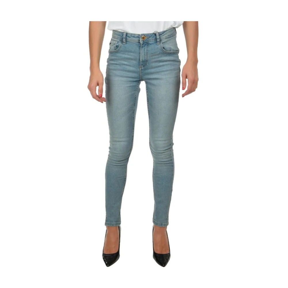 YES ZEE Lichtblauwe Skinny Jeans Blue Dames