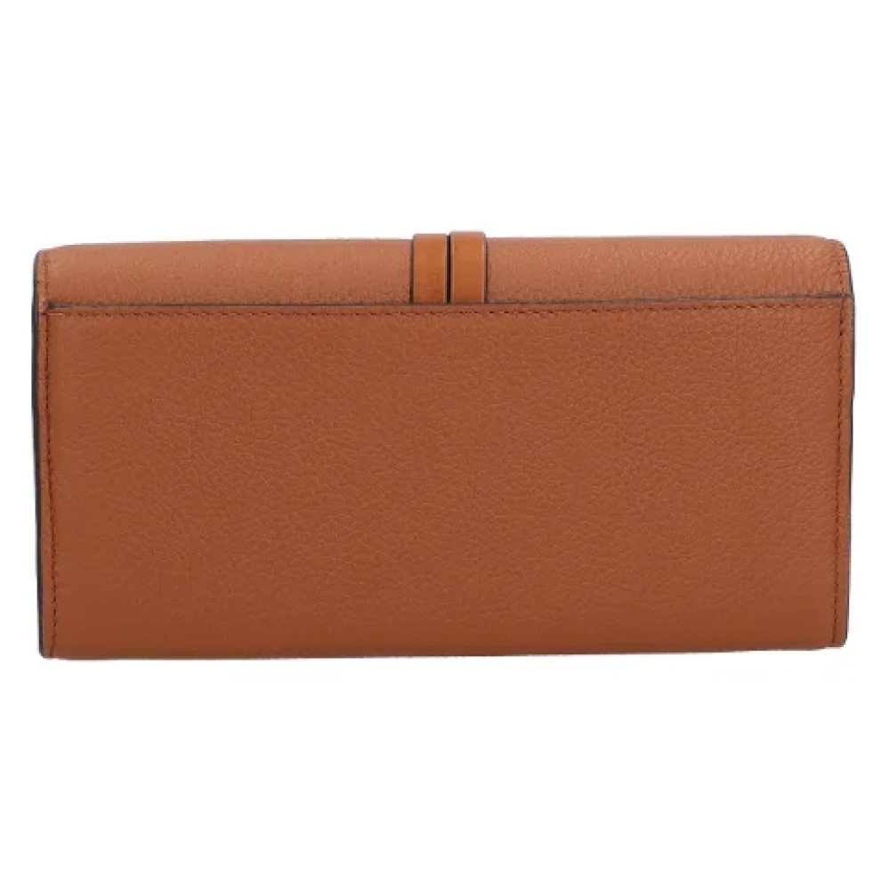 Chloé Leather wallets Brown Dames