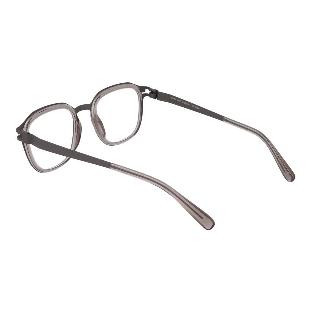 Mykita Moderne vierkante metalen montuurbril Gray Unisex