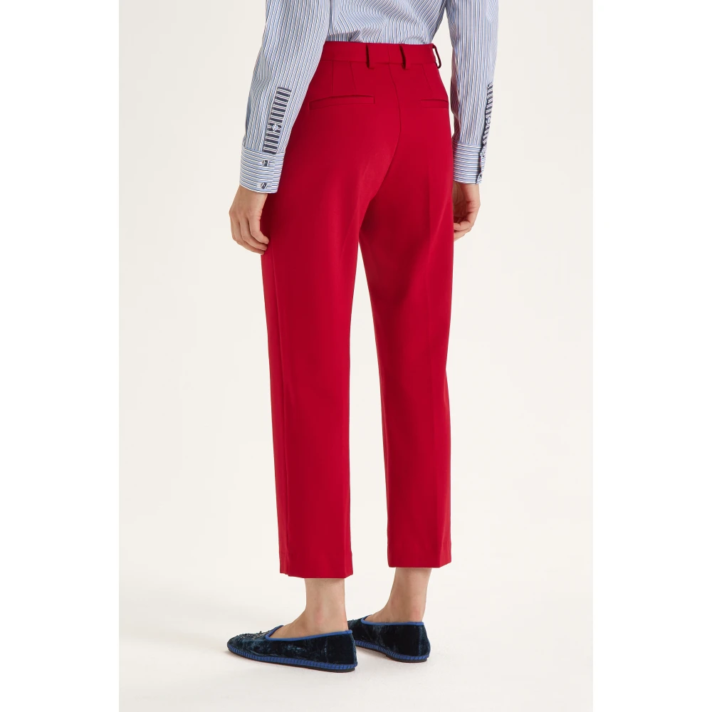 Maliparmi Comfy Jersey Broek Red Dames