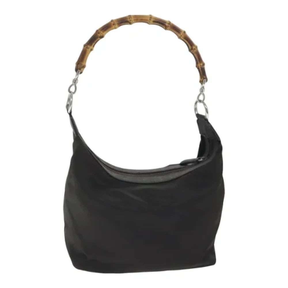 Gucci Vintage Pre-owned Fabric gucci-bags Brown Dames