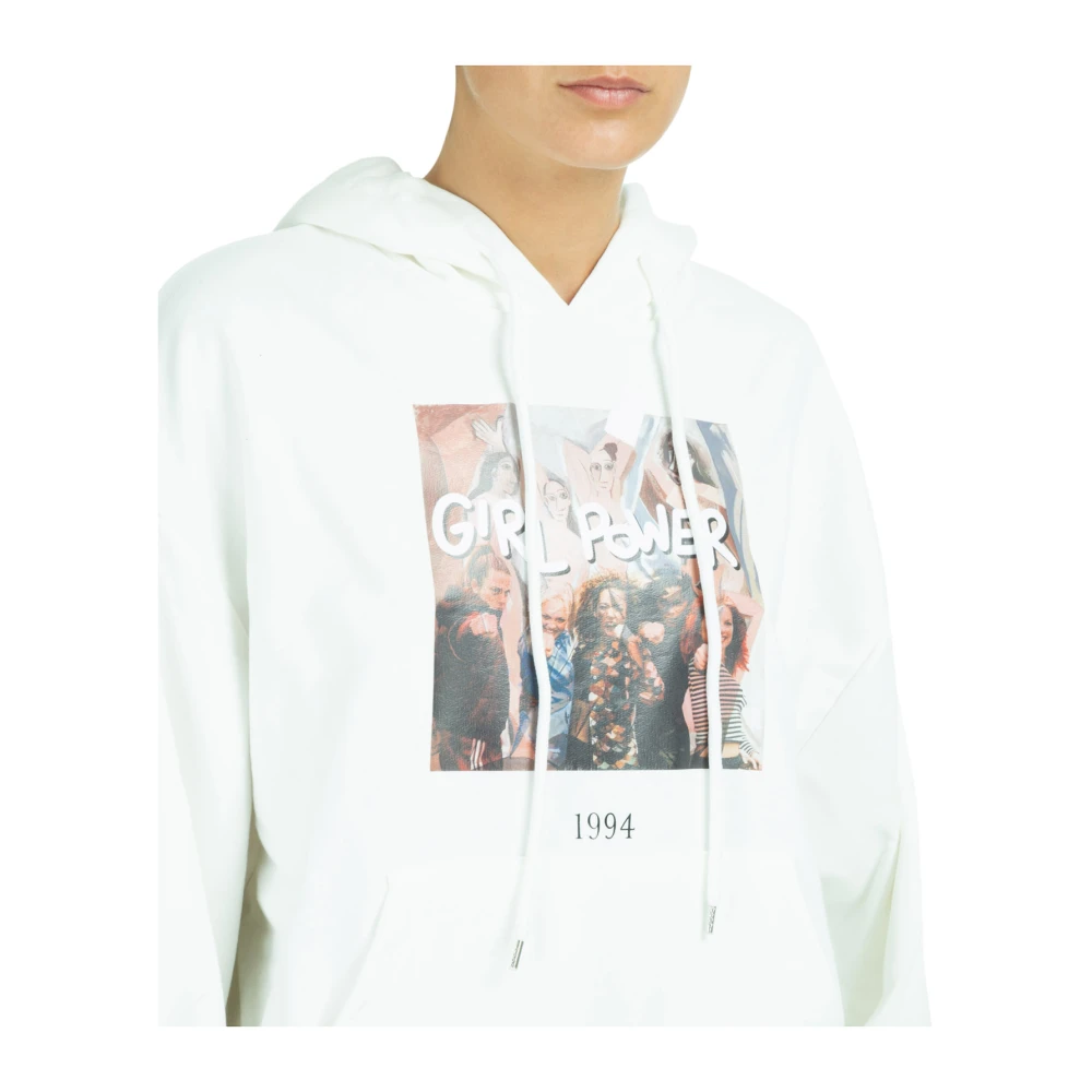 Throwback Warriors Hoodie White Dames