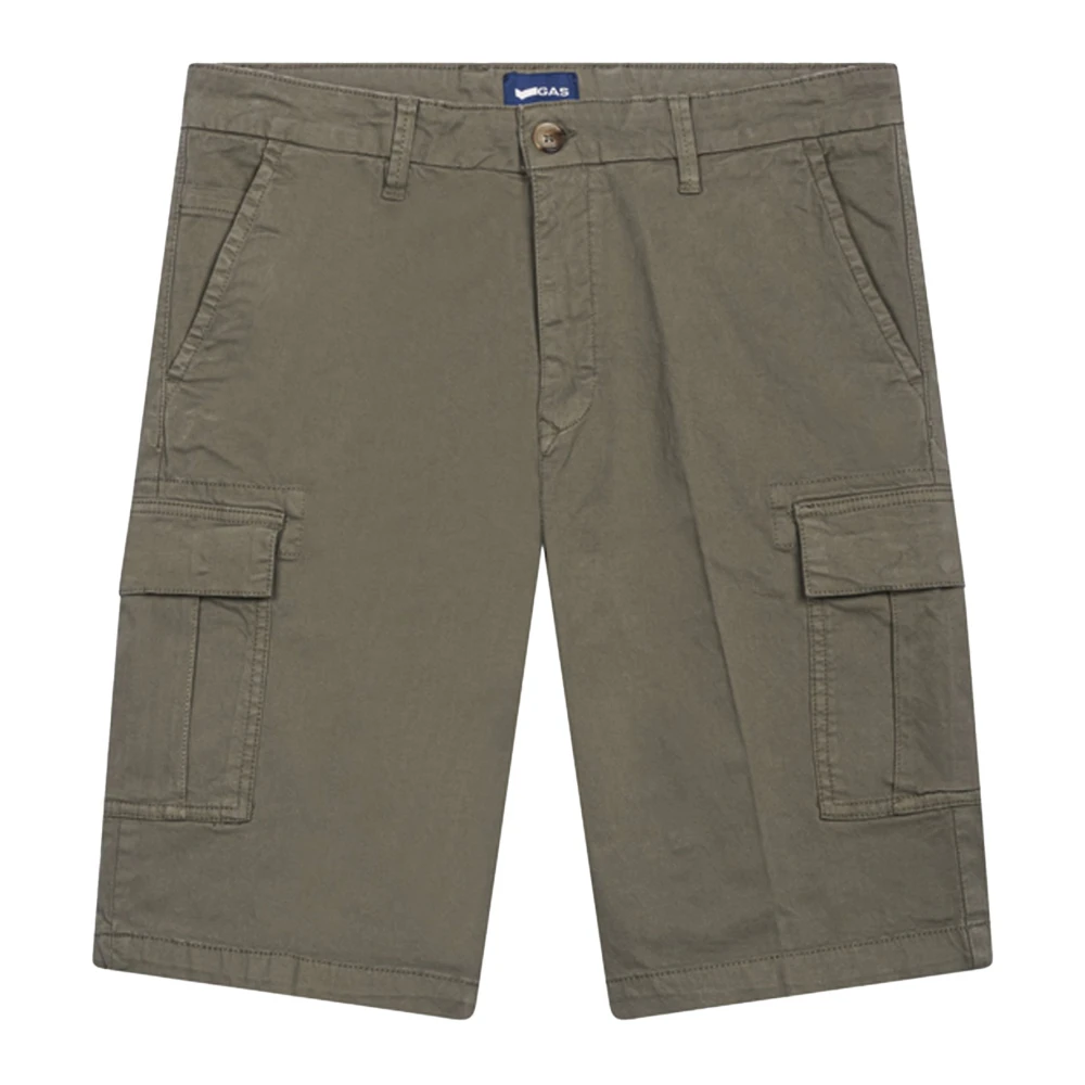 GAS Casual Shorts voor Mannen Green Heren