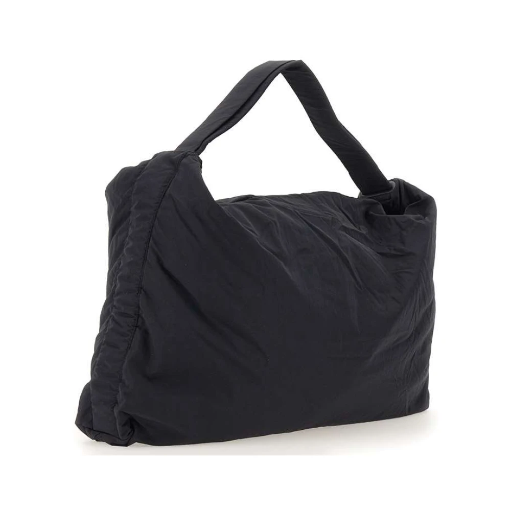 Y-3 Zwarte Nylon Schoudertas met Logo Black Heren