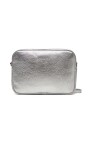 zilveren-leren-crossbodytas-met-rits