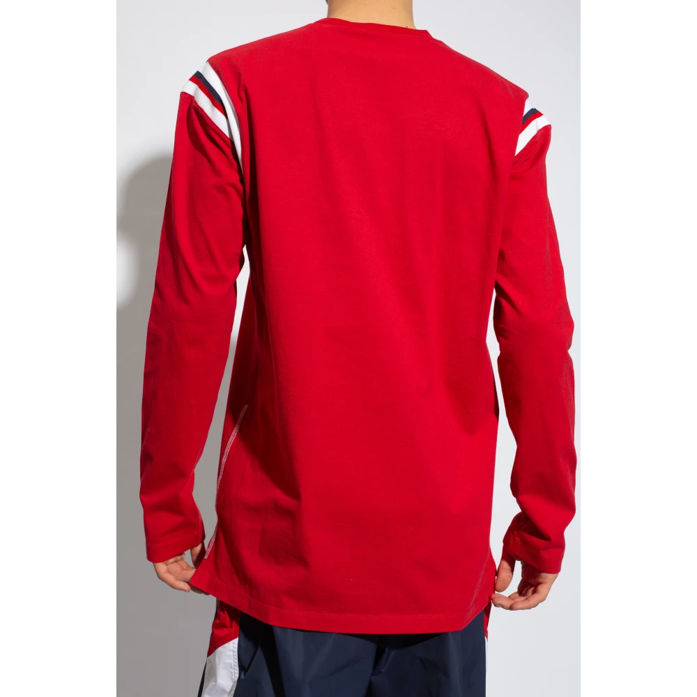 Dsquared2 T-shirt met lange mouwen Red Heren