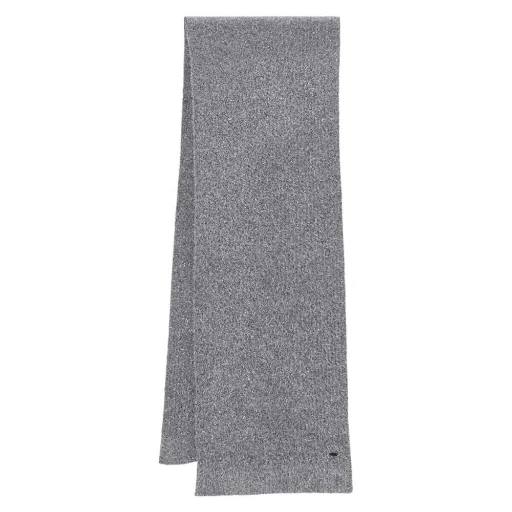 Opus Elegante Sjaal met Aglezi Sjaal Detail Gray Dames