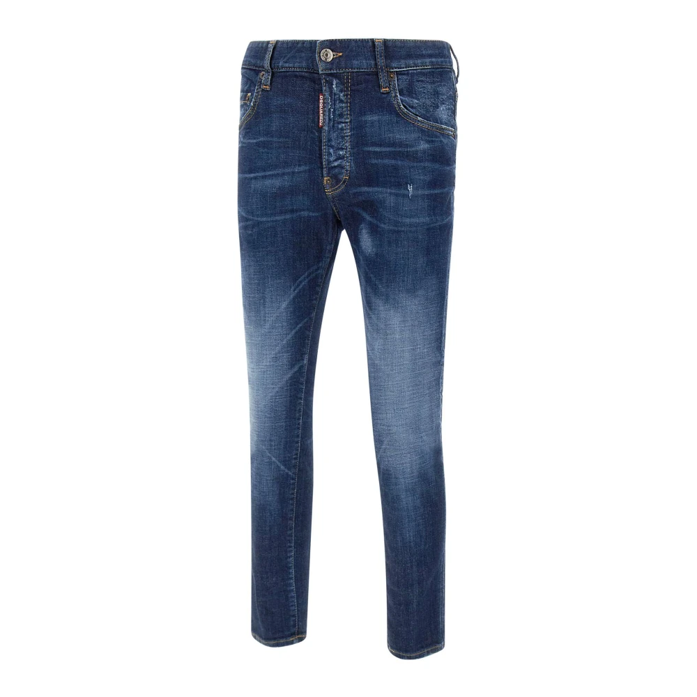 Dsquared2 Snygga Jeans för Män Blue, Herr