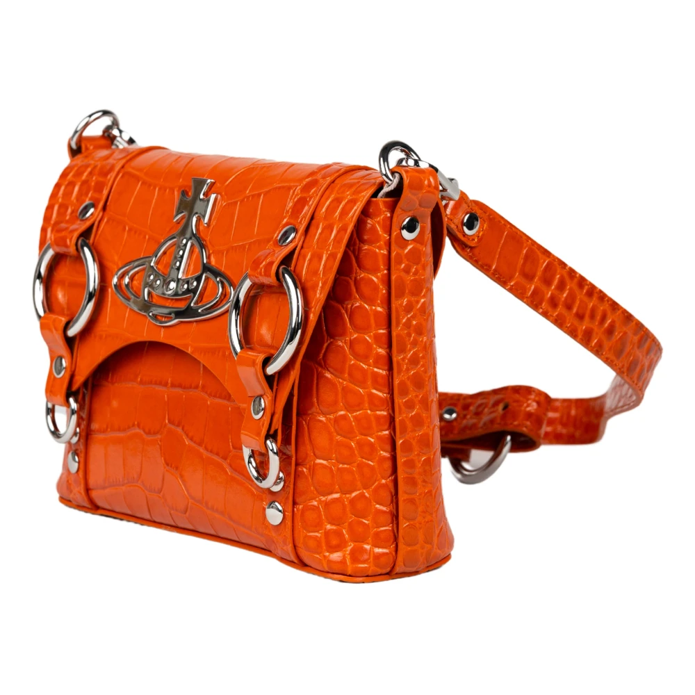 Vivienne Westwood Crossbodytas van krokoleer Brown Dames