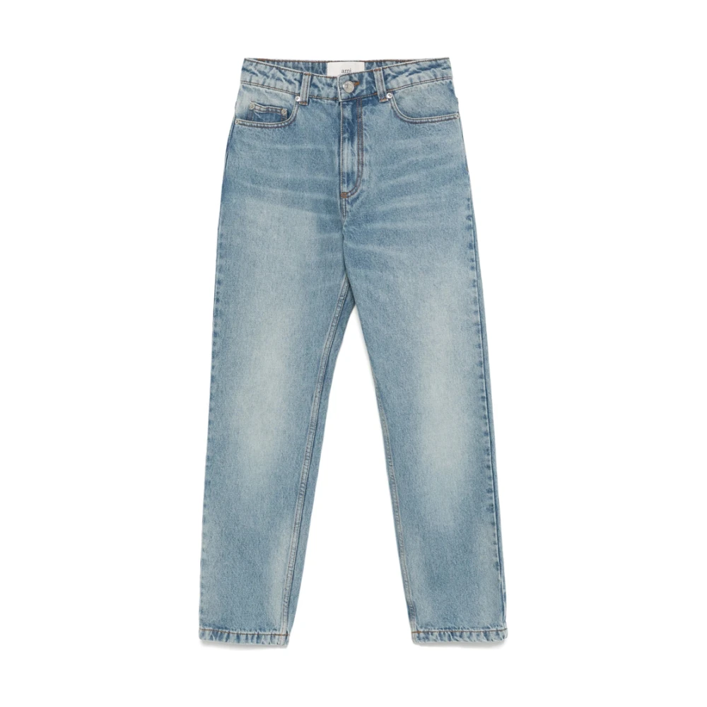 Ami Paris Donna Blu Jeans, W27, New,