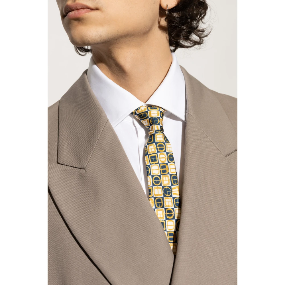 Moschino Zijden stropdas Multicolor Heren