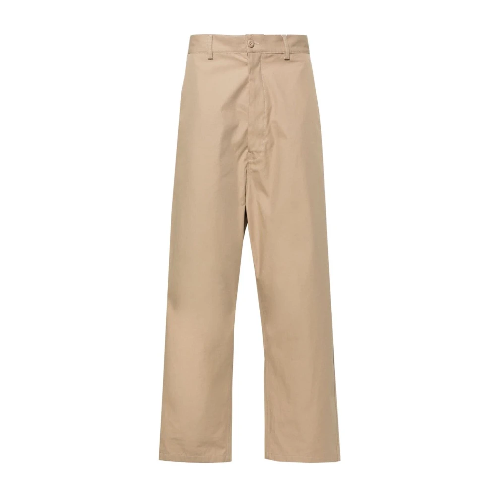 MM6 Maison Margiela Wijde Broek Beige Heren