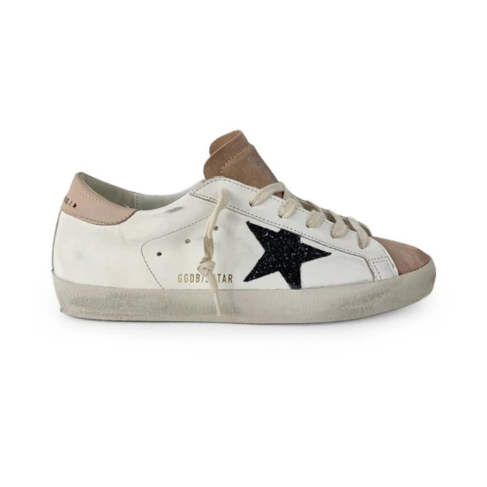 Golden Goose Vita sneakers med bruna accenter White, Dam