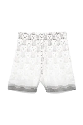 Gradient Heart Monogram Shorts