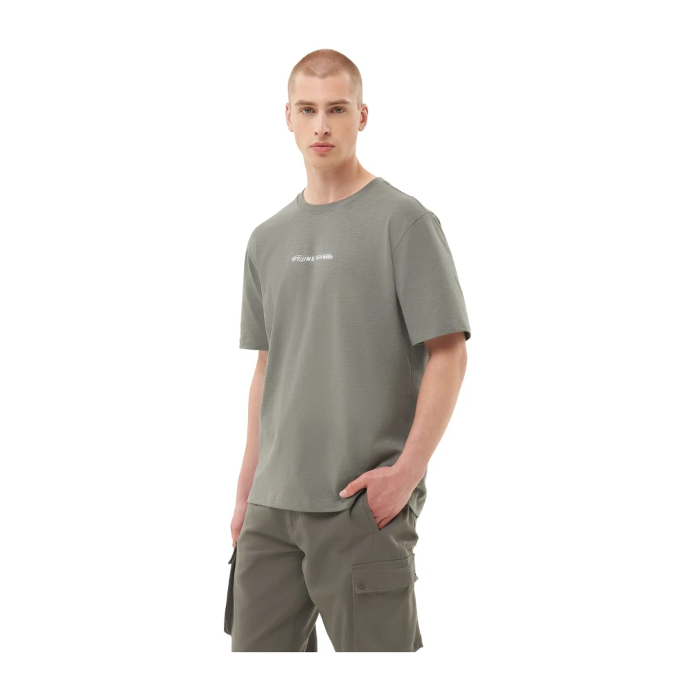 Filling Pieces T-shirt Chrome Gray Heren