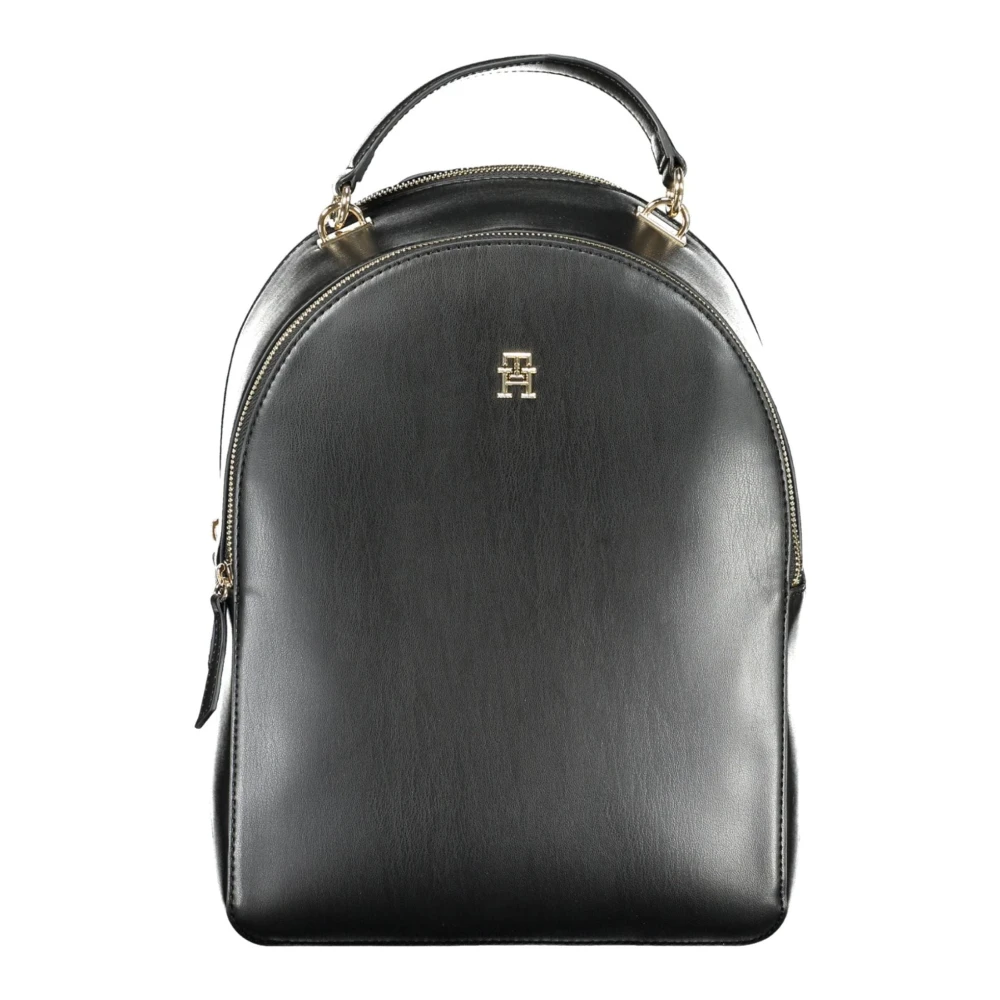 Tommy Hilfiger Zwarte Damesrugzak met Verstelbare Banden Black Dames