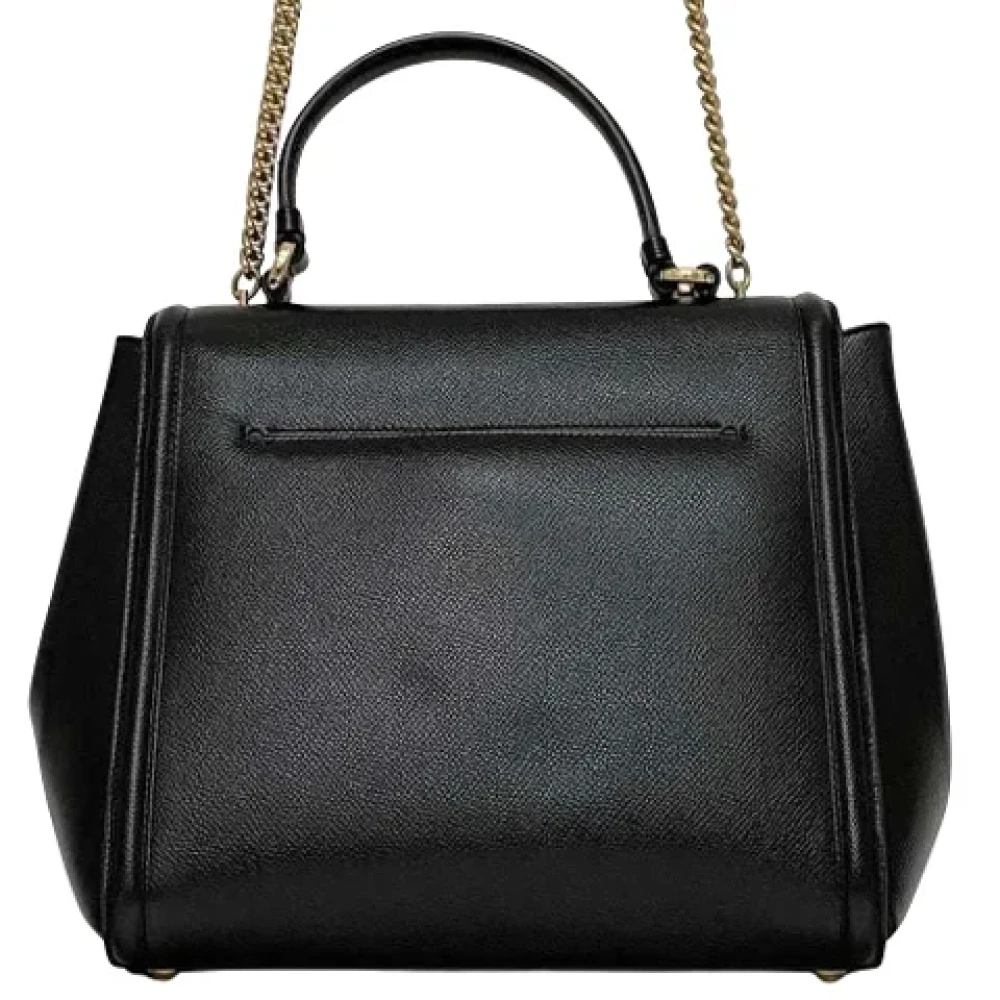Salvatore Ferragamo Pre-owned Leather handbags Black Dames
