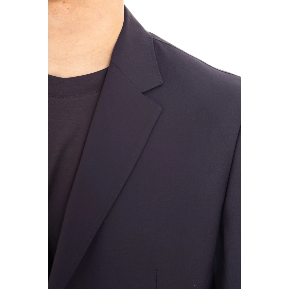 Ermenegildo Zegna Blauwe Wollen Jurk Techmerino™ Blue Heren