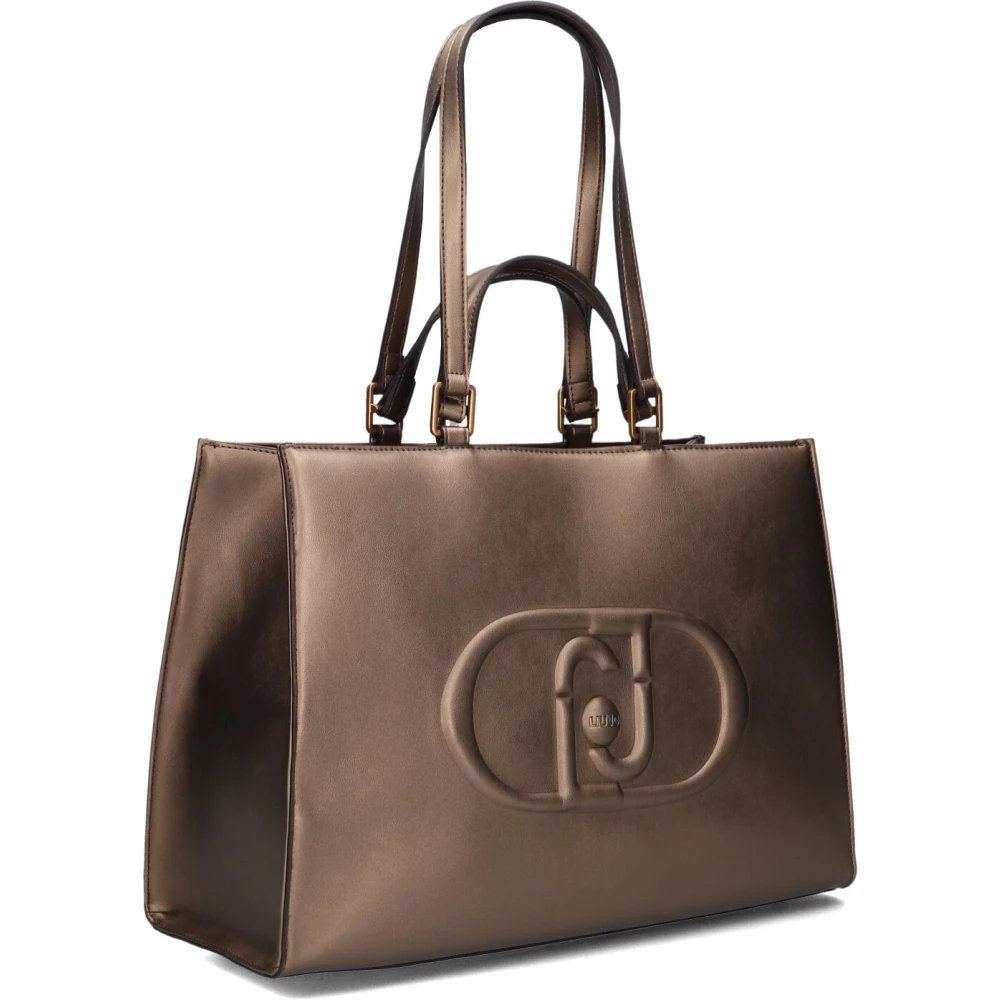 Liu Jo Bronze Shopper Bag Rubino Beige Dames