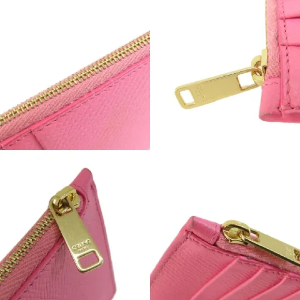 Celine Vintage Pre-owned Leather home-office Pink Dames