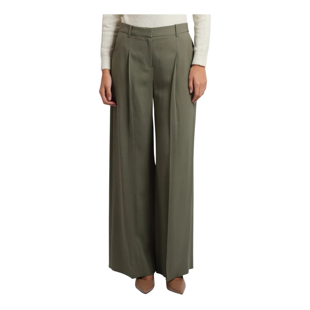Boss Donna Verde Pantaloni, L, New,