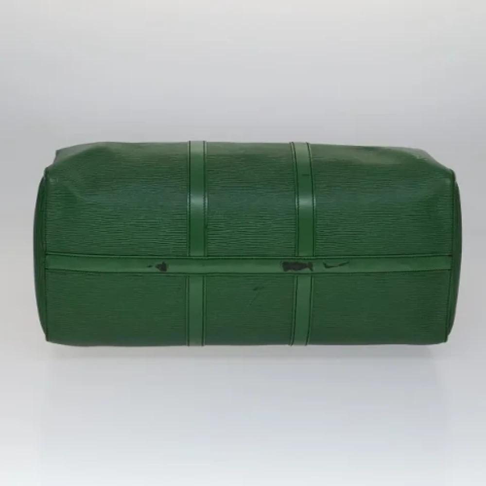 Louis Vuitton Vintage Pre-owned Leather travel-bags Green Dames