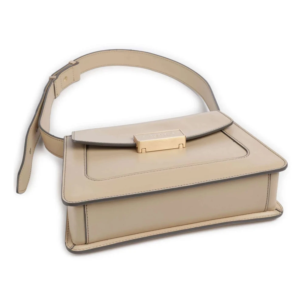 The Bridge Stijlvolle Crossbody Tas Beige Dames