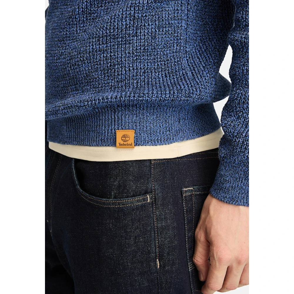 Timberland Veelzijdige Crew Neck Sweater Blue Heren