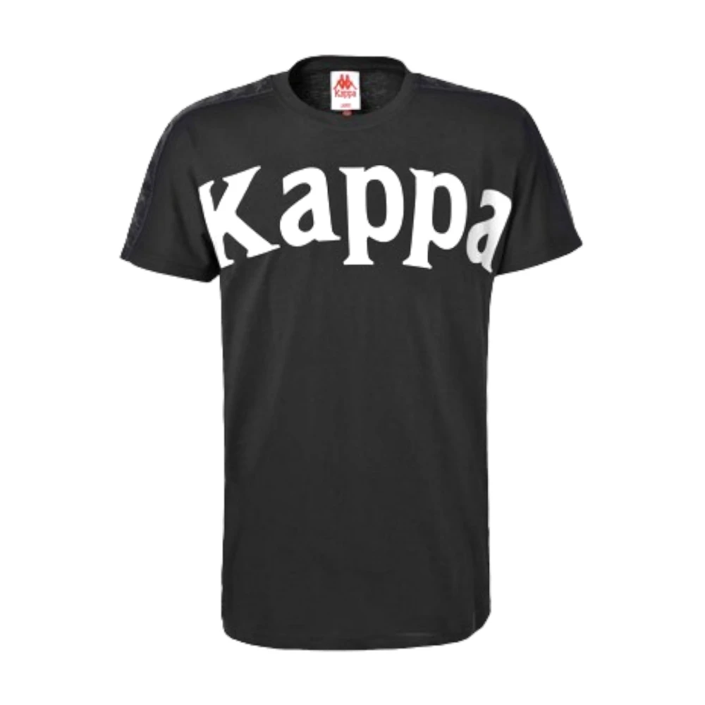 Kappa T-Shirts Black Heren