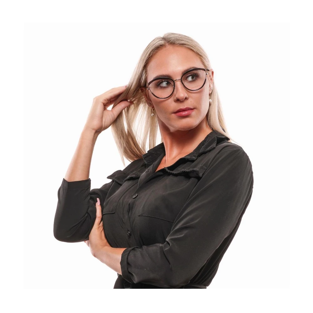 EMILIO PUCCI Zwarte Dames Optische Frames met Merkhoes Black Dames