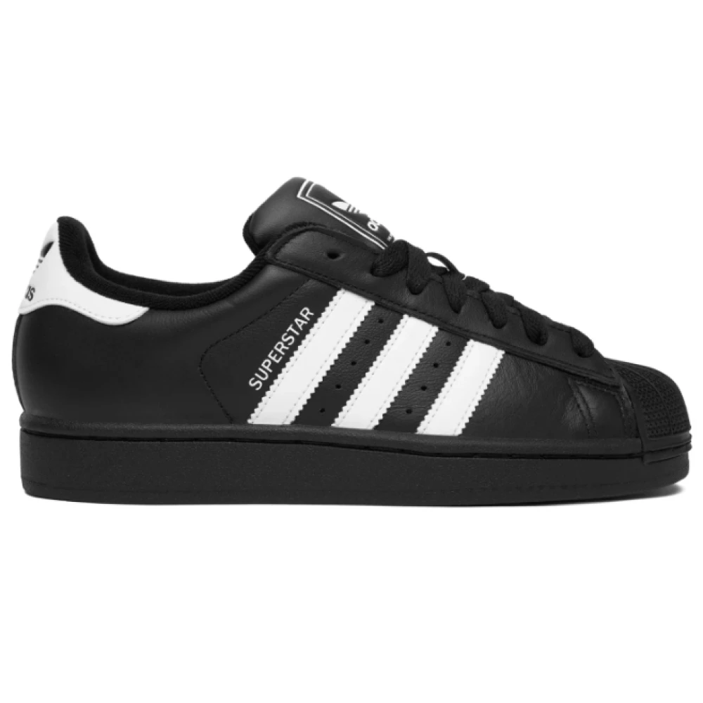 Adidas Men's Black Trainers, 8 2/3 Uk, Superstar Ii