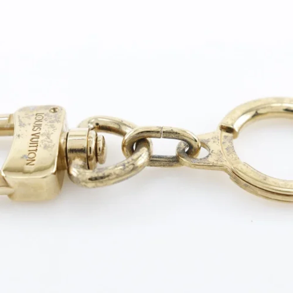 Louis Vuitton Vintage Pre-owned Metal key-holders Yellow Dames