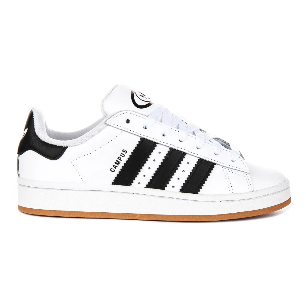 Adidas Boys White Kids Sneakers, 36 2/3 Eu, Youth Suede Leather Trainers In Black