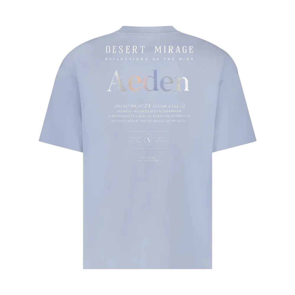 Aeden Blauwe Maïs T-shirt voor Mannen Blue Heren