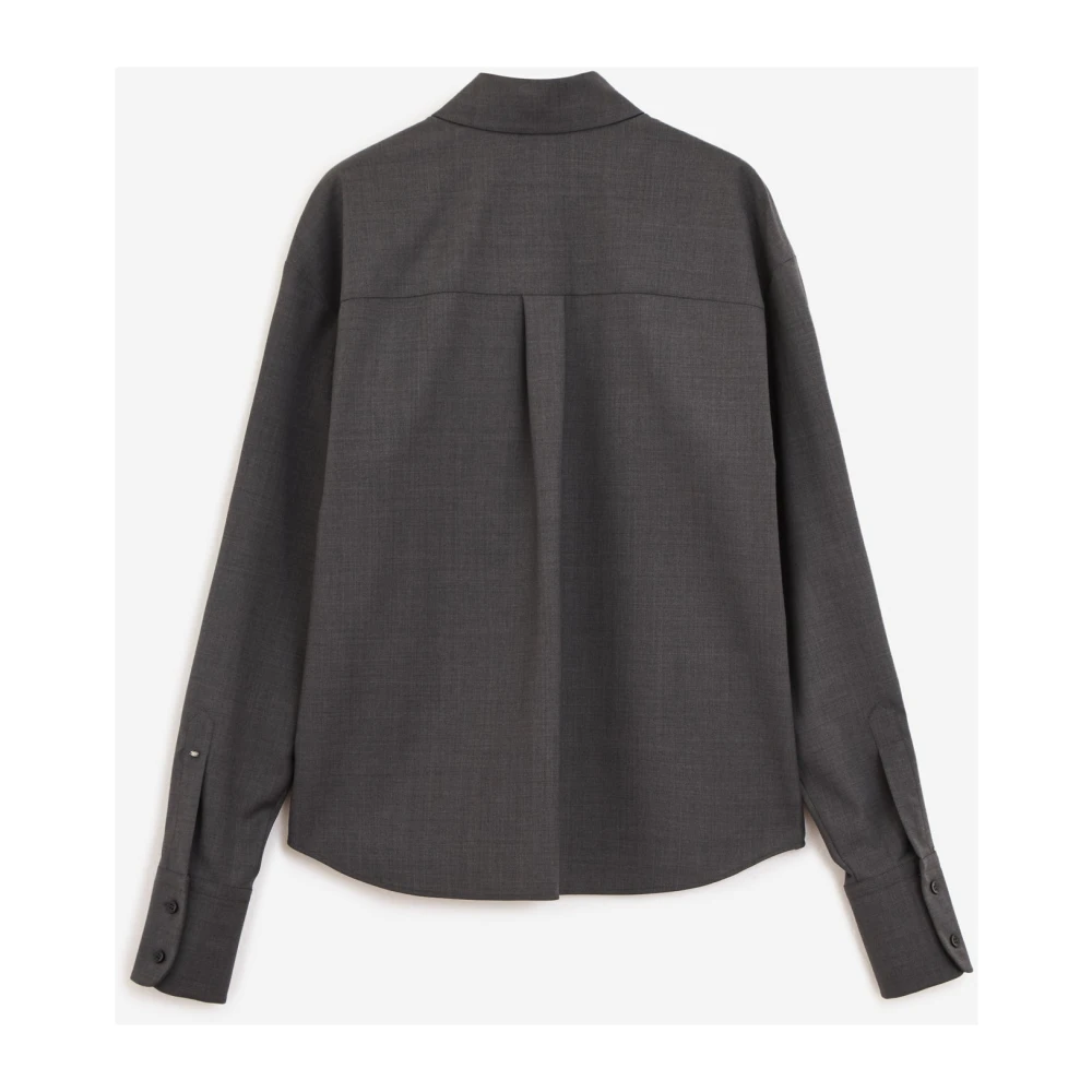 SPORTMAX Stijlvolle Overhemden voor Mannen en Vrouwen Gray Dames