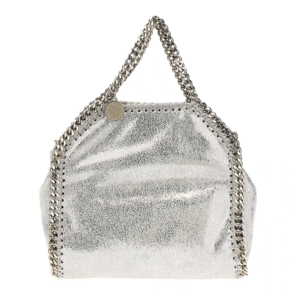 Stella Mccartney Grå Falabella Micro Shopping Bag