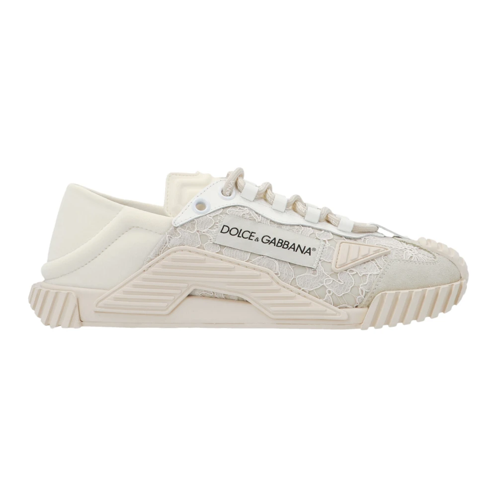 Dolce & Gabbana Women's White Ns1 Slip-On Sneakers