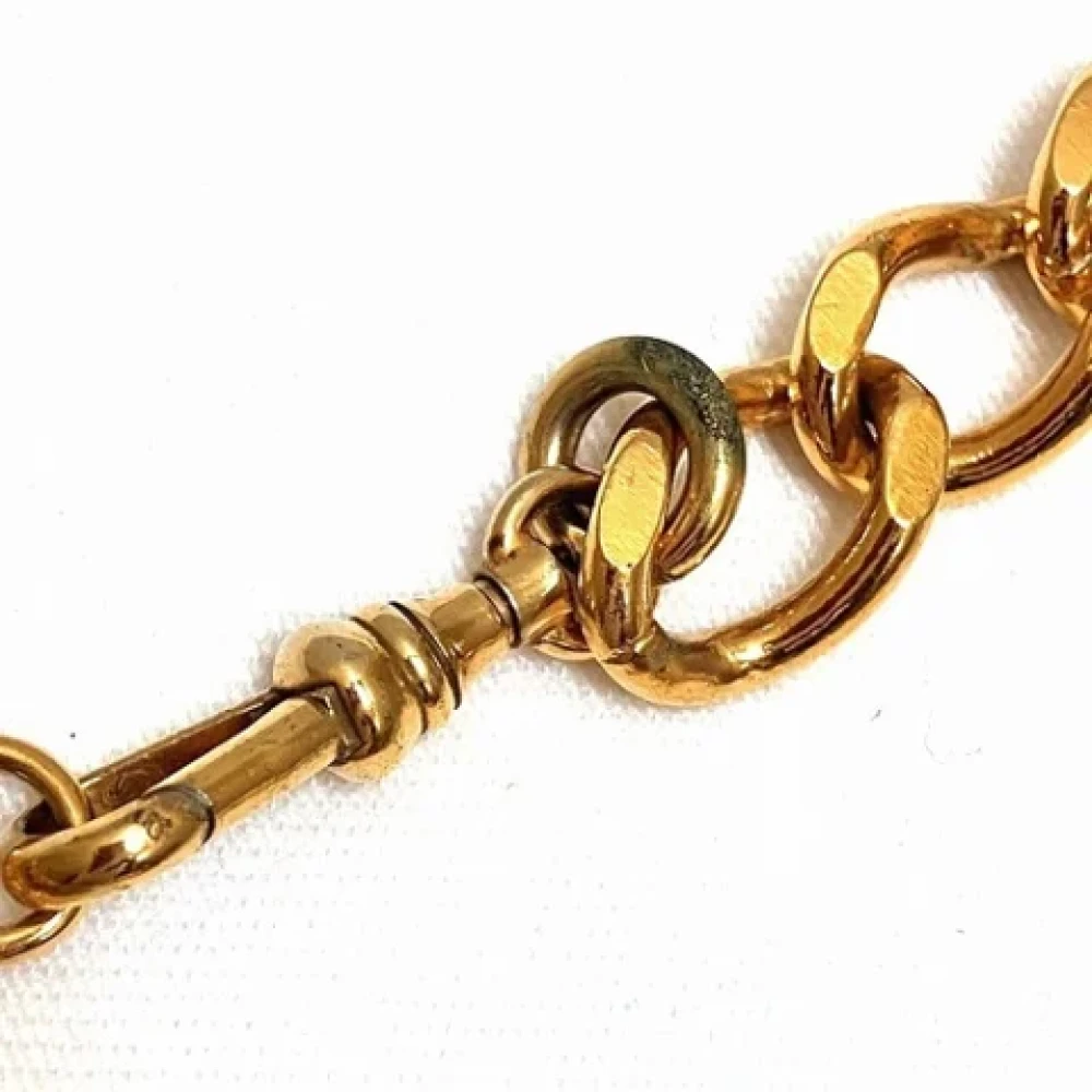 Chanel Vintage Pre-owned Metal belts Yellow Dames