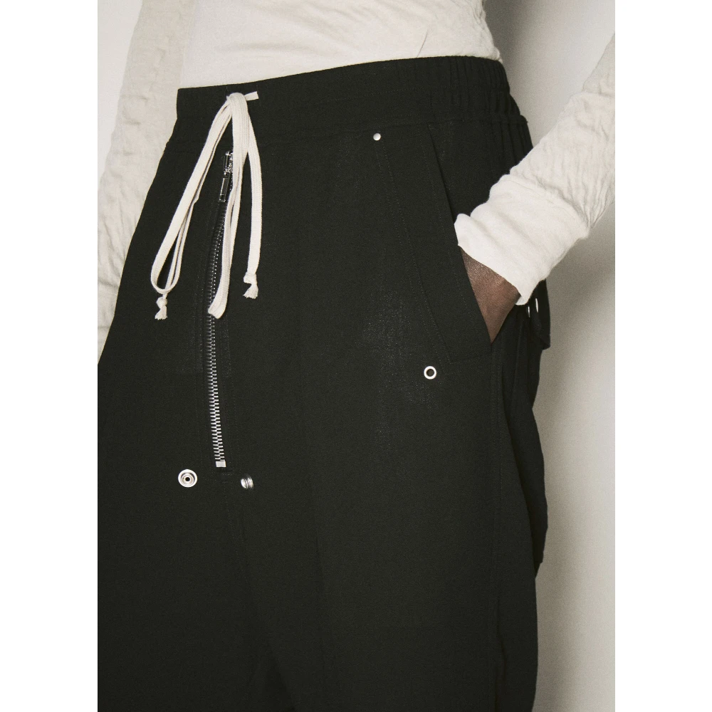 Rick Owens Bela Pods Lange Shorts Black Heren