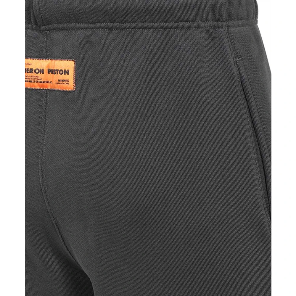 Heron Preston Katoenen Track-Pants met Achterprint Black Heren