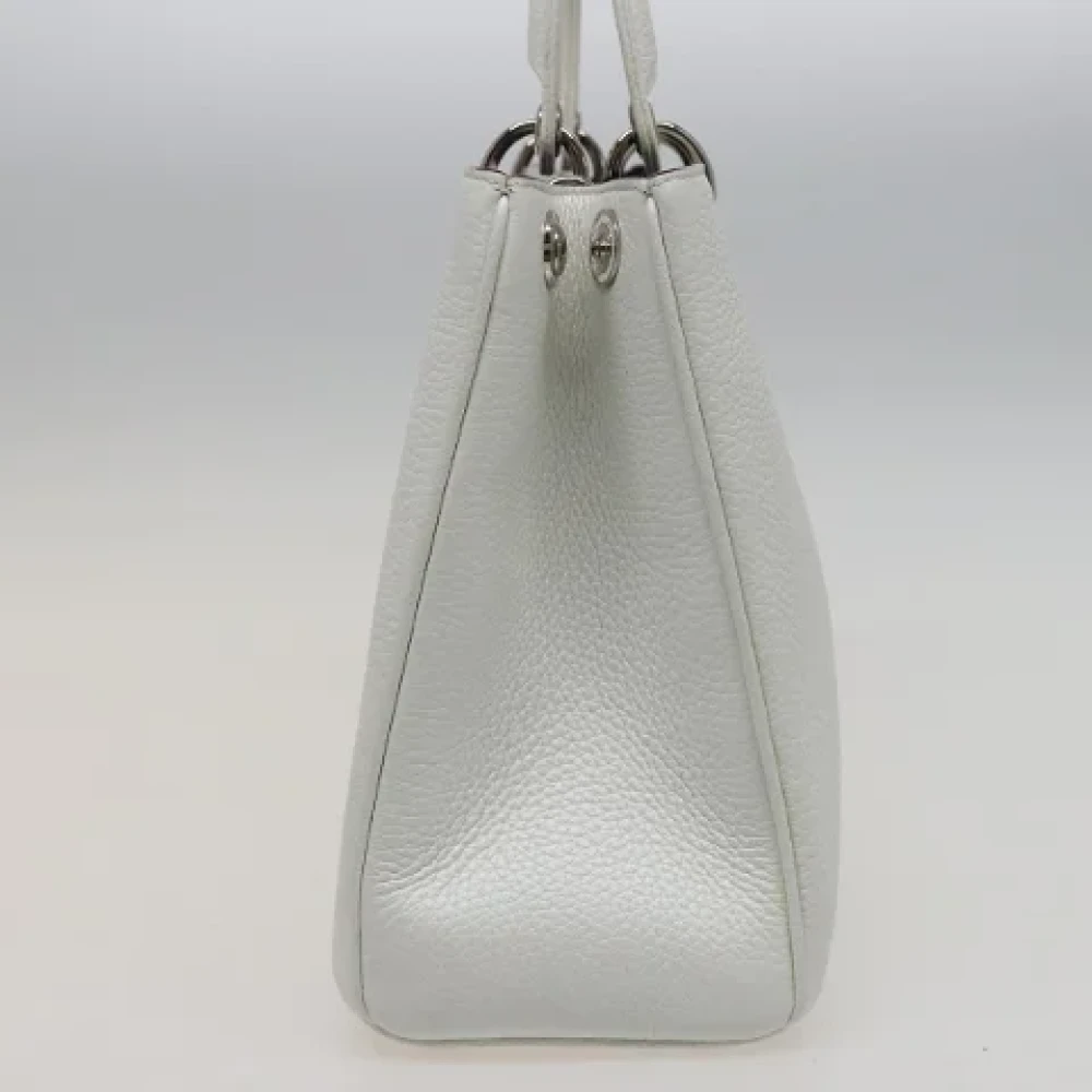 Dior Vintage Pre-owned Leather dior-bags White Dames