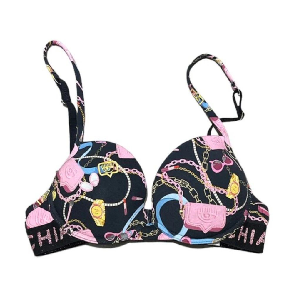 Chiara Ferragni Collection Damen Schwarz Unterwäsche, K, Sgröße: