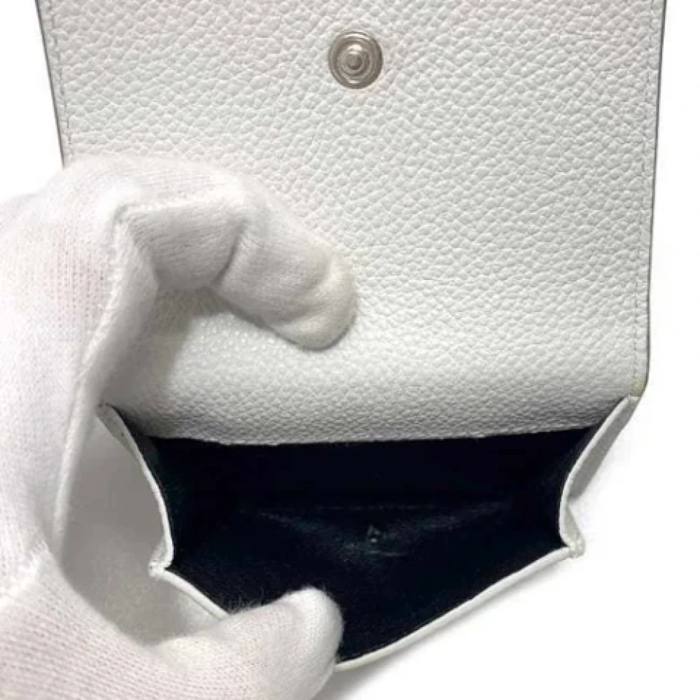 Yves Saint Laurent Vintage Pre-owned Leather wallets Black Dames