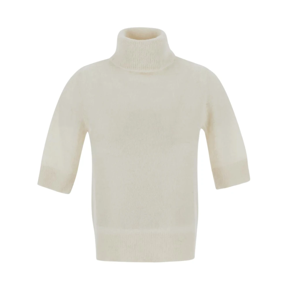 Lardini Stijlvolle Turtleneck Gebreide Kleding voor Mannen Beige Dames