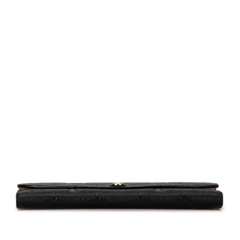 Louis Vuitton Vintage Pre-owned Leather wallets Black Dames
