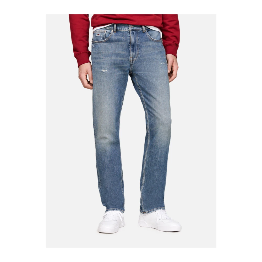 Tommy Jeans Slim katoenen stretch jeans Blauw Blue Heren