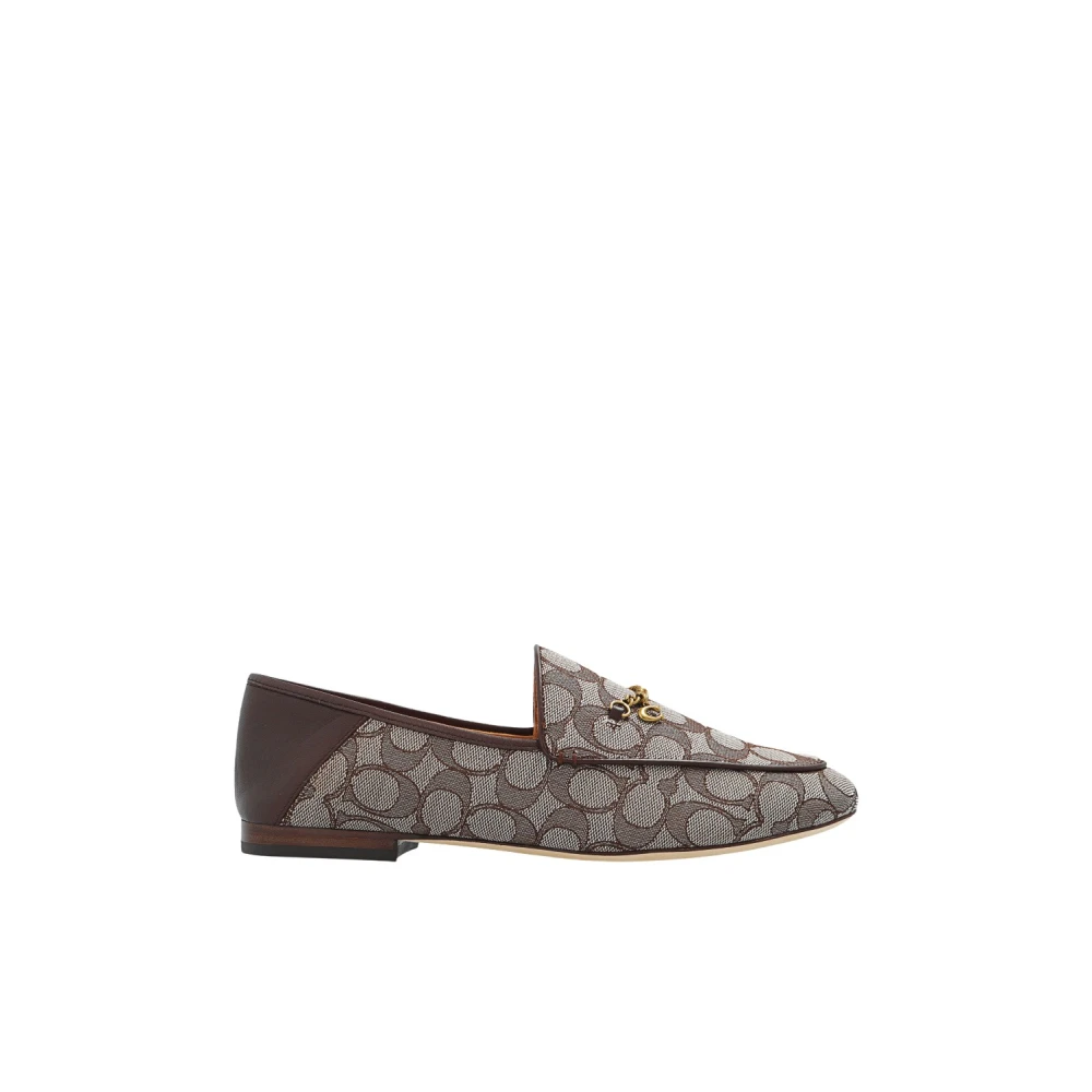 Coach Hanna läder loafers Brown, Dam