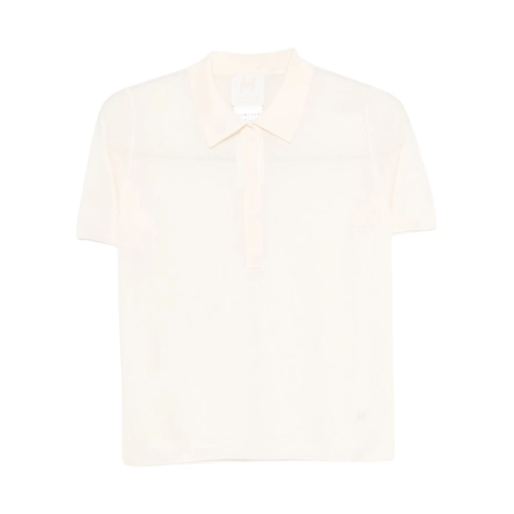 Marella Women's White Polo Shirts, L, Polo Shirts