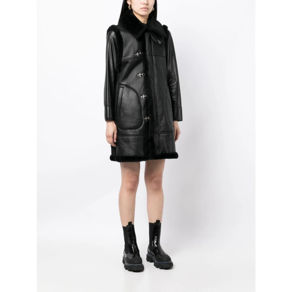 Noir Kei Ninomiya Coats Black Dames